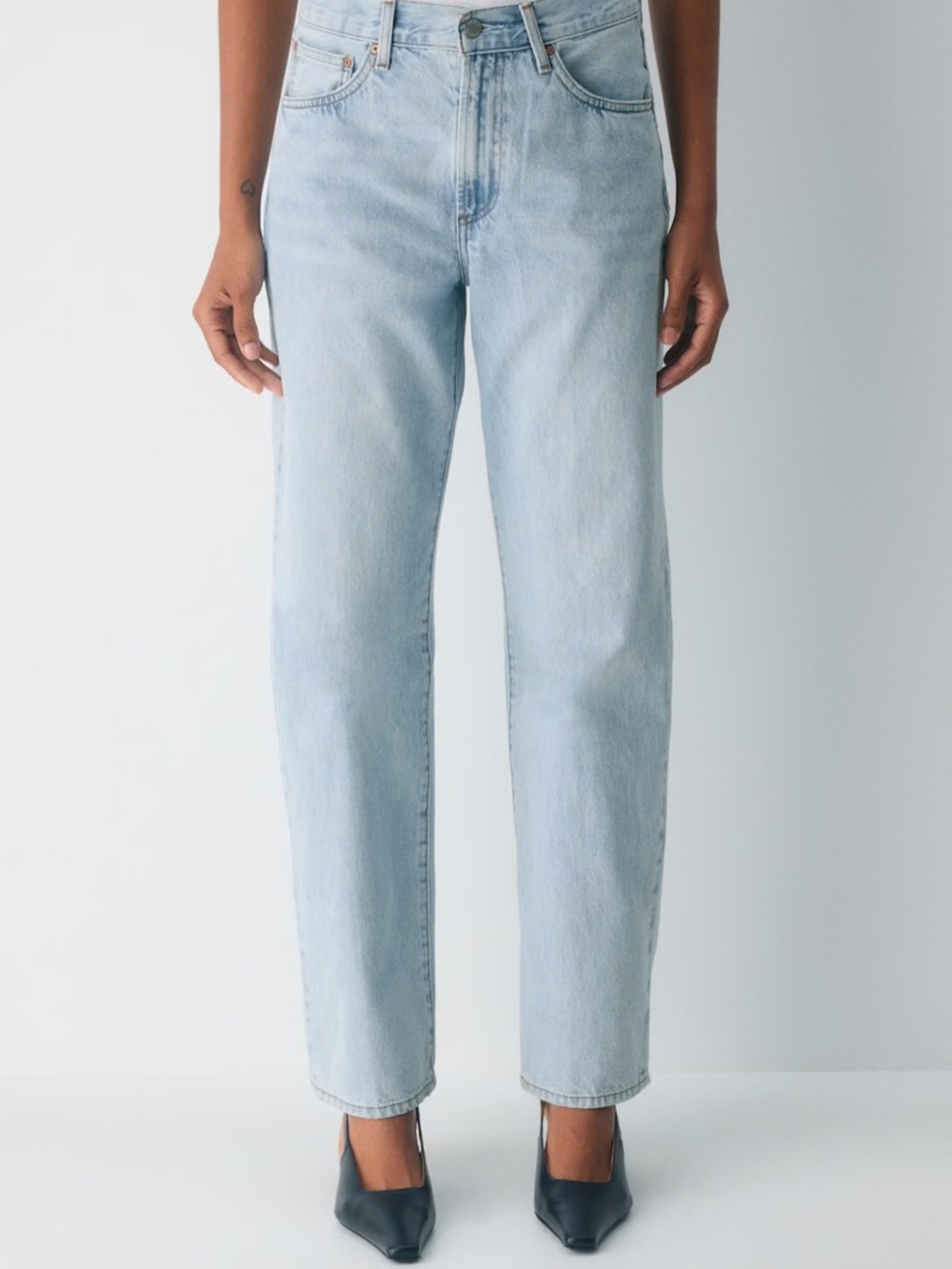 Denim Forum The '90s Marlo Hi-Rise Baggy Jean Size 26